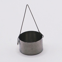 [P04MA17866] 10mm Stainless Steel Deep Metal Sample Pan (with Handle)